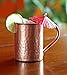 Inspired Basics Solid Moscow Mule Copper Mug Hammered Type Moscow Mule Mug 16 Oz with No Lining