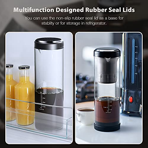 Cold Brew Coffee Maker 2022 POOKIN Electric Iced Cold Brew Maker,Cold Brew in 15 Minute