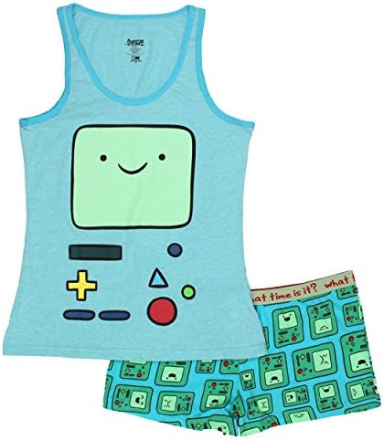 Adventure Time Cartoon Network Womens Pajama Set (Lady Rainicorn Pink)