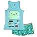 Cinemaware Adventure Time Cartoon Network Womens Pajama Set (Lady Rainicorn Pink)