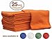 Nabob Wipers Auto Mechanic Shop Towels 25 Pack Bulk Shop Rags 100% Cotton Size 14