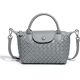 NFengHe Small Woven Crossbody Bags Purse for Women Trendy Leather Dumpling Lightweight Mini Handbag | Small, Woven, Trendy, Lightweight, Mini