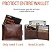 RFID Blocking Card, Fuss-Free Protection Entire Wallet & Purse Shield, Contactless NFC Bank Debit Credit Card Protector Blocker (Orange)