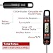 Habor Upgraded Meat Thermometer, Long Probe Digital Cooking Thermometer Kitchen Thermometer with 5.5'' Probe, Hanging Hole for Kitchen BBQ Grill Smoker Meat Cooking Fry Food Milk