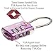Forge TSA Approved Luggage Locks, Re-settable Combination with Alloy Body, Light Purple 2 PK, for Luggage, Suitcase, Backpack and More.