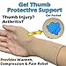 Gel Compression Gloves, 2 Pair Orthese Elastique Main Silicone Thumb Brace Artist Wrist Support Gloves Gel Silicone Hand Wrist Support Brace thumb wrist compression gloves Ideal Hand Wrist Support