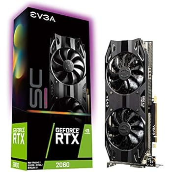 EVGA GeForce RTX 2060 SC Ultra Gaming, 06G-P4-2067-KR, 6GB GDDR6, Dual HDB Fans