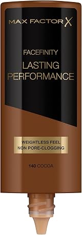 Max Factor Lasting Performance Liquid Foundation Cocoa 35ml Full Coverage view 2