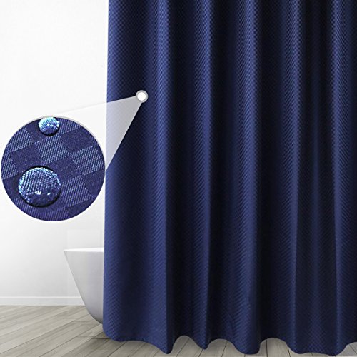 Eforgift Small Size Fabric Shower Curtain Heavy Duty Polyester
