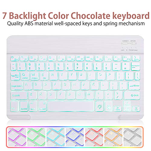 2 Generation+Keyboard+Boriyuan+Detachable+inch+Rose