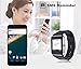 eMARS gt821iwa Smart Watch Gt08 Bluetooth with SD Card and Sim Card Slot for Android Samsung S5/S6 Note 4/5 HTC/Sony/LG and iPhone 5/5S/6/6 Plus Smartphones - 16 GB - Sliver