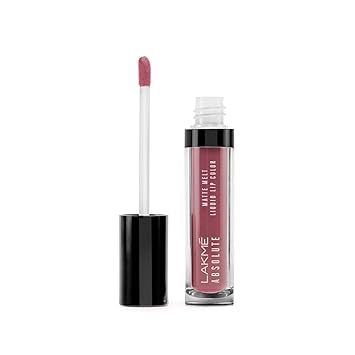 Lakme Absolute Matte Melt Liquid Lip Color, Vintage Pink, 6ml