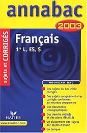 Français, 1re séries générales L, ES, S