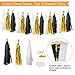 86 pcs Black and Gold Party Decorations Kit SIMPZIA DIY Birthday Party Supplies for Adults 25th, 30th, 40th, 50th, 55th, 60th, 70th & Other Occasions Like Graduation,Wedding, Anniversary, Engagement,
