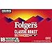 Folgers Classic Roast Coffee, Medium Roast Coffee, K Cup Pods for Keurig Coffee Makers, 72 Count, 18 Count (Pack of 4)