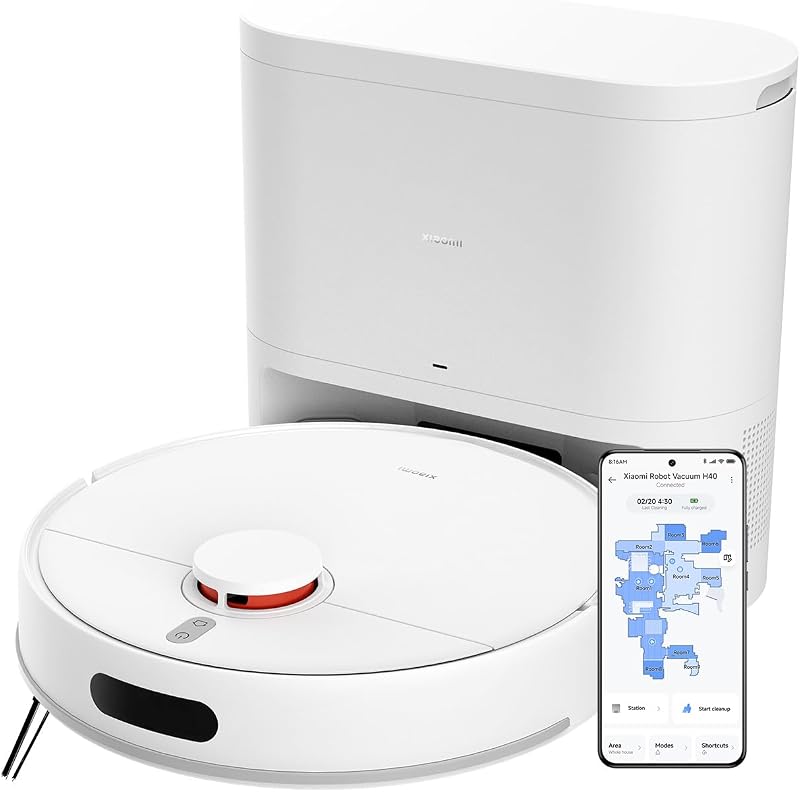 H40 Robot aspirapolvere con stazione auto-svuotamento, 10000 Pa