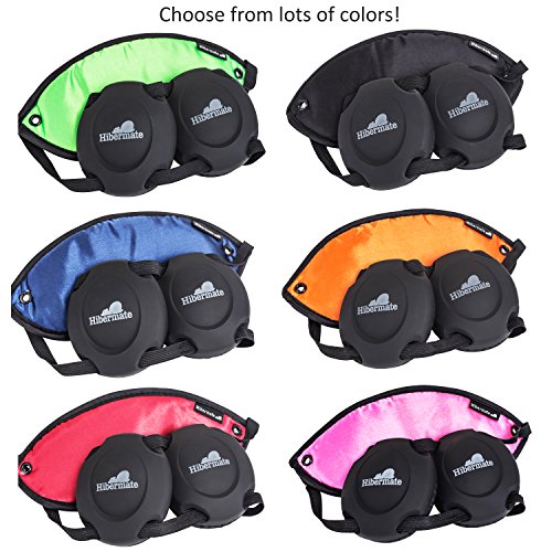 Hibermate Sleep Mask with Ear Muffs for Sleeping. Soft & Luxurious Mask