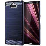 Sony Xperia 10 Plus Case,LuckyMi TPU Shock Absorption Technology Full Protective Case Cover for Sony Xperia 10 Plus Smartphone (Blue, Sony Xperia 10 Plus Case)