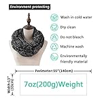 Womens Knit Infinity Scarf Circle Loop Warm Fashion Thick Ribbed Scarf Womens Knit Infinity Scarf Circle Loop Warm Fashion Thick Ribbed Scarf