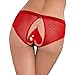 Franterd Women Open Crotch Crotchless Panties Thong V-string Lingerie Underwear Sleepwear