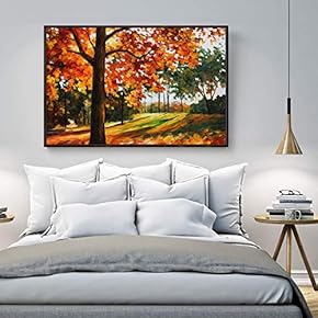 Floating Framed Canvas Wall Art for Living Room, Bedroom Scenery Canvas Prints for Home Decoration Ready to Hang - 16x24 inches