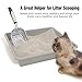Moptrek dyWoof Durable Stainless Steel Grip Sifter with Deep Shovel Heavy Garden Sculpture Outdoor Decoration