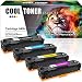 Cool Toner Compatible Toner Cartridge Replacement for Cartridge Canon 045 045H CRG-045H for Canon MF634cdw MF632cdw Canon ImageCLASS MF634cdw MF632cdw LBP612cdw Ink Printer-Black Cyan Magenta Yellow