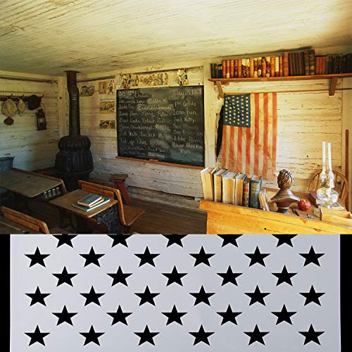 3 American+Stencil+Painting+Paper+Fabric