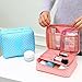 JIARUO Multi-function Makeup Cosmetic Bag Toiletry Travel Kit Organizer