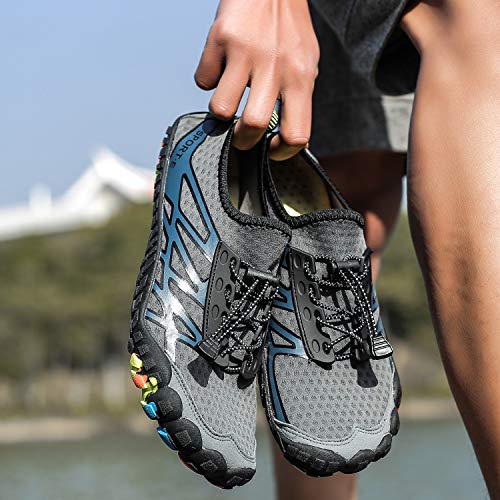 KARAZZO Mens Water Shoes Slip-on Toe Shoes Barefoot with Superior Cushioning