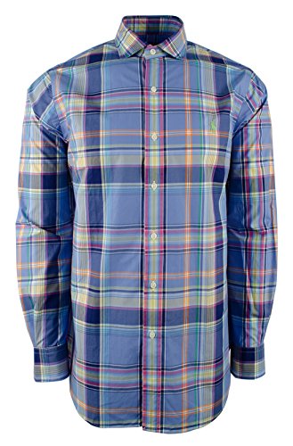 Polo ralph lauren poplin plaid button down long sleeve …