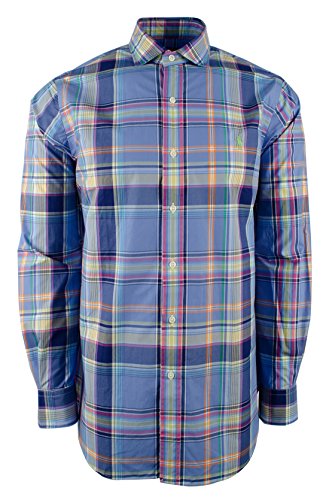 Polo Ralph Lauren Men's Long Sleeve Plaid Estate Twill Classic Fit Shirt-BW-XXL