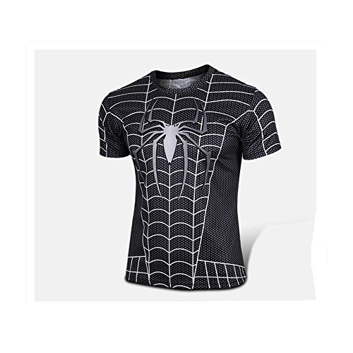 Cos-me The Amazing Spiderman Short-sleeved T-shirt Cosplay Costume
