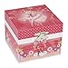 JewelKeeper Musical Jewelry Box with Dancing Ballerina, Ballerina and Flower Design, Girl's Storage Case, Swan Lake Tune