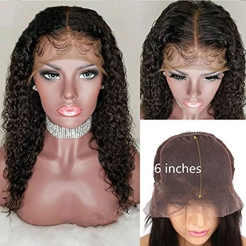 Fennell 13x6 Deep Part Lace Front Wig 150% Desnity Brazilian Human Hair Natural Color Deep Wave Pre-Plucked Hairline With Baby Hair Wigs For Ladies (Lace front wig 14 inches)