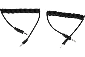 Sync Wire, Shutter Release Cable 3.5mm C1 with 2pcs Flash Sync Cable for Camera