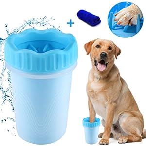 Limpiador de Huellas de Perro,Limpiador de Patas de Perro,Lavadora de pies de Perro,Taza de Limpieza para Mascotas,Limpiador de Patas para Perro Gato,Taza de pie para Mascotas