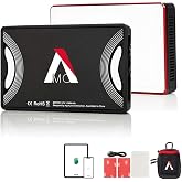 Aputure MC RGBWW On Camera Video Light | CRI/TLCI 96+, Temperature 3200K-6500K, HSI Mode,Support Magnetic Attraction and App with USB-C PD and Wireless Charging