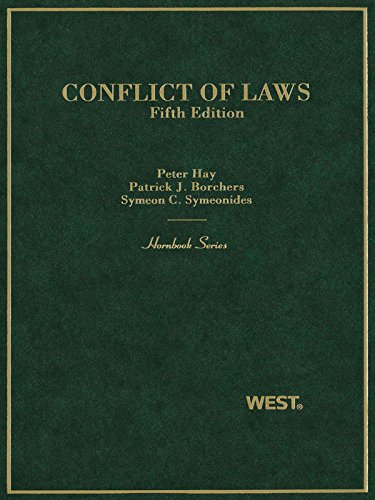 Download Hay, Borchers and Symeonides' Conflict of Laws, 5th (Hornbook Series) Download Hay, Borchers and Symeonides' Conflict of Laws, 5th (Hornbook Series)