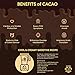 Snap and Giggle Raw Organic Cacao Nibs, Sugar Free Chocolate Chips, Excellent for Keto, Paleo, and Vegan Snacks, Natural Flavor, High in Fiber, Magnesium, and Iron, 226 Grams