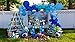 Daniu Cartoon Shark Backdrop Blue Ocean Shark Birthday Party Baby Shower Background Baby Shark Party Supplies Baby Shark Banner Photography Backdrops Photo Studio Props 7x5FT 210cmx150cm