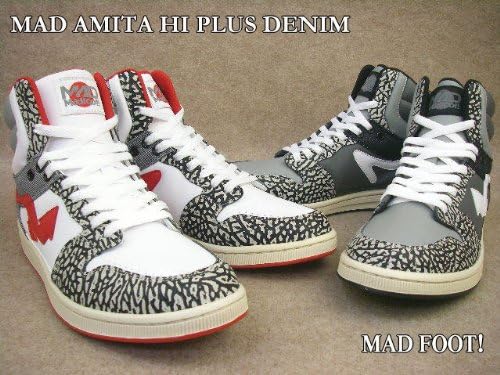 Amazon マッドフット Mad Foot Mad Amita Hi Plus Denim マッド アミタ ハイ プラス デニム メンズ ハイカット スニーカー スニーカー