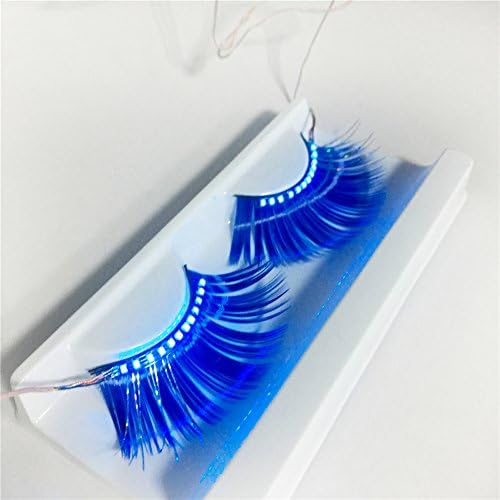 STRESS SPINNER 1 Pair LED False Eyelid Eyelashes Light Up Fake Eyelash for Fashion Saloon Pub Club Bar Party Nightclub (Style 07)