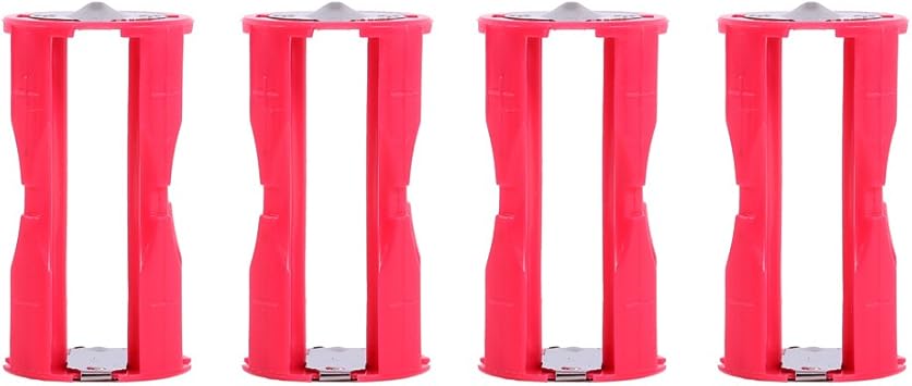 Convertidor de batería, portátil 4pcs 4AAA a tamaño C ...