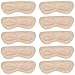 Mintfoot Leather Heel Grips - 10 Pieces - Shoe Liners for Women & Men - Heel Snugs to Stop Blisters & Cuts