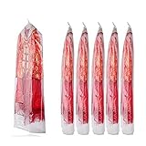 MacTop 50pcs Plastic Transparent Dust Garment Suit Cover Storage Organizer Bags Dustproof Storage Protector Wardrobe Hanging Clothing(60*90cm)