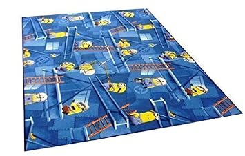 Minions Blau Teppich Kinderteppich Spielteppich Fur Kinder