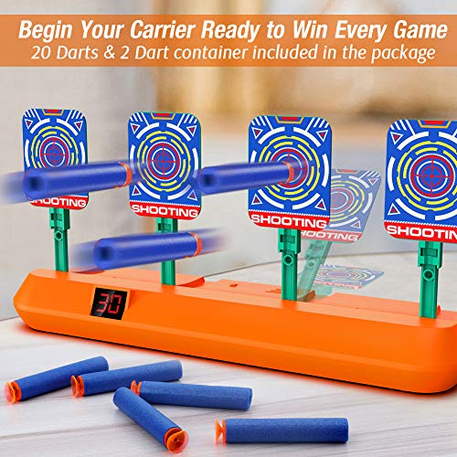 BIMONK Running Shooting Targets for Nerf Guns, Electronic Scoring