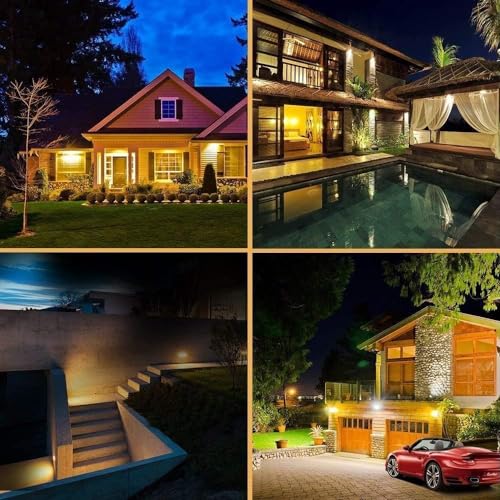 Aootek Solar Lights Outdoor 182 LEDs 2500Lm Solar Motion Sensor Lights IP65 Waterpro of with Wide Anglefor Patio Garden Garage Yard Front Door(2pack)