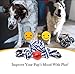 4LegsFriend Rope Toys for Large Dogs & Puppies 4-Pack – Natural Cotton Rubber Tug-of-War Toy Set – Tough Dog Toys for Aggressive Chewers Improve Dental Hygiene – Machine-Washable Dog Rope Toy Ropes